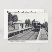 Alte Postkarte - Ebley Crossing, Stroud, Glos (Vorne/Hinten)