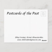 Alte Postkarte - Ebley Crossing, Stroud, Glos (Rückseite)