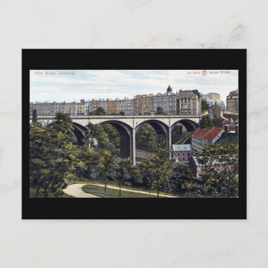 Alte Postkarte, Edinburgh, Dean Bridge Postkarte (Vorderseite)