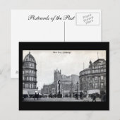 Alte Postkarte, Edinburgh, West End Postkarte (Vorne/Hinten)