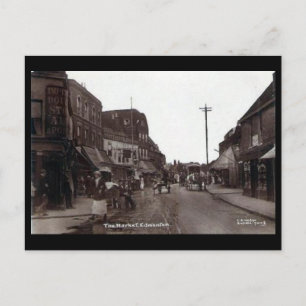 Alte Postkarte - Edmonton Markt. London