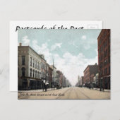 Alte Postkarte - Erie, Pennsylvania (Vorne/Hinten)