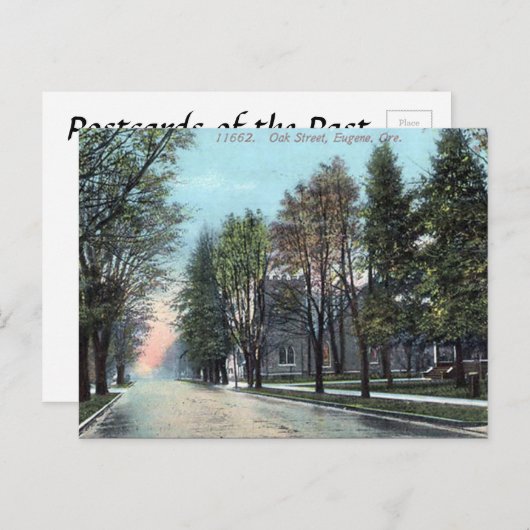 Alte Postkarte - Eugene, Oregon (Vorne/Hinten)