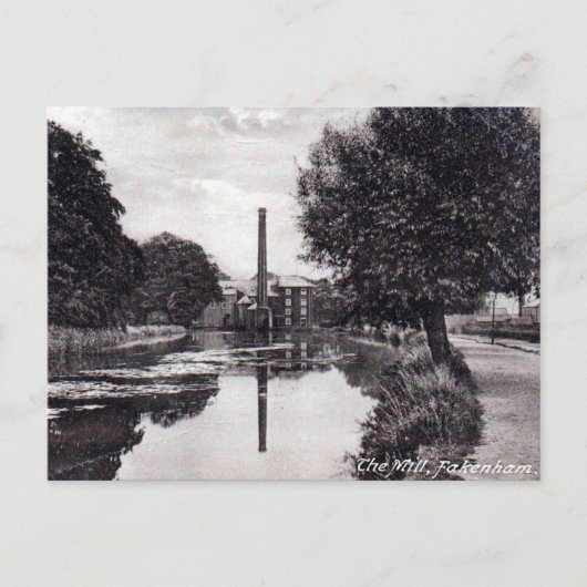 Alte Postkarte - Fakenham, Norfolk (Vorderseite)