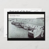 Alte Postkarte - Falmouth, Cornwall (Vorne/Hinten)