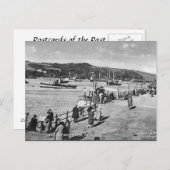 Alte Postkarte - Falmouth, Cornwall (Vorne/Hinten)