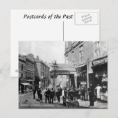 Alte Postkarte - Falmouth, Cornwall (Vorne/Hinten)