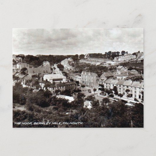Alte Postkarte - Falmouth, Cornwall (Vorderseite)