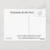Alte Postkarte - Falmouth, Cornwall (Rückseite)
