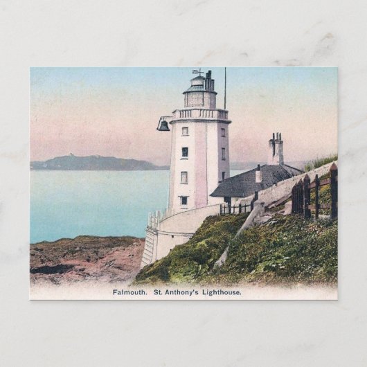 Alte Postkarte - Falmouth, Cornwall (Vorderseite)