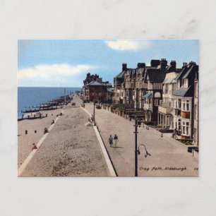 Alte Postkarte - Felsweg, Aldeburgh, Suffolk