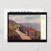 Alte Postkarte - Folkestone, Kent. (Vorne/Hinten)