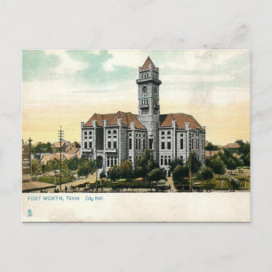 Alte Postkarte - Fort Worth, Texas