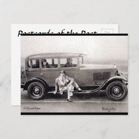 Alte Postkarte - Foujita (Vorne/Hinten)