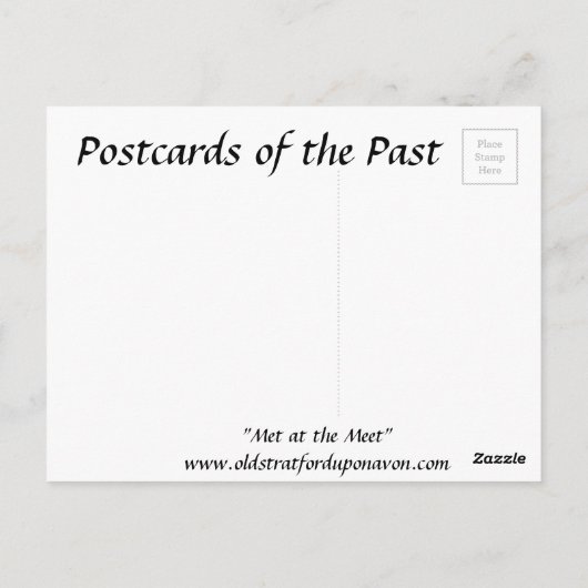 Alte Postkarte - Foxenjagd (Rückseite)