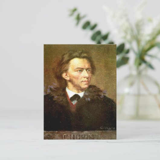 Alte Postkarte - Frederic Chopin (Stehend Vorderseite)