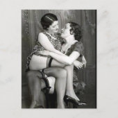 Alte Postkarte - Freunde (Vorderseite)