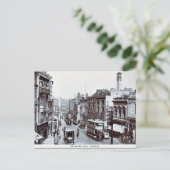 Alte Postkarte - Gallowtree Gate, Leicester (Stehend Vorderseite)