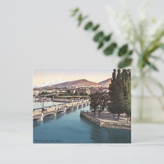 Alte Postkarte - Genf, Schweiz (Stehend Vorderseite)