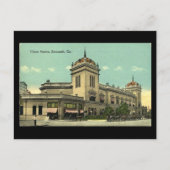 Alte Postkarte, Gewerkschaft Station, Savannah, Ge Postkarte (Vorderseite)