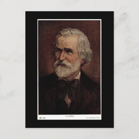 Alte Postkarte - Giuseppe Verdi 1813-1901 (Vorderseite)