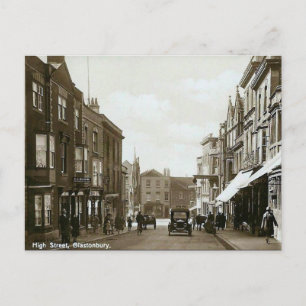 Alte Postkarte - Glastonbury, Somerset