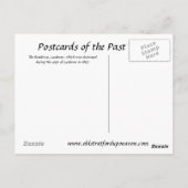 Alte Postkarte - Glück, Indien (Rückseite)