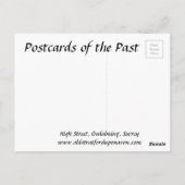 Alte Postkarte - Godalming, Surrey (Rückseite)
