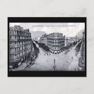 Alte Postkarte - Grenoble, Frankreich