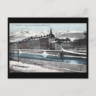 Alte Postkarte - Grenoble, Frankreich