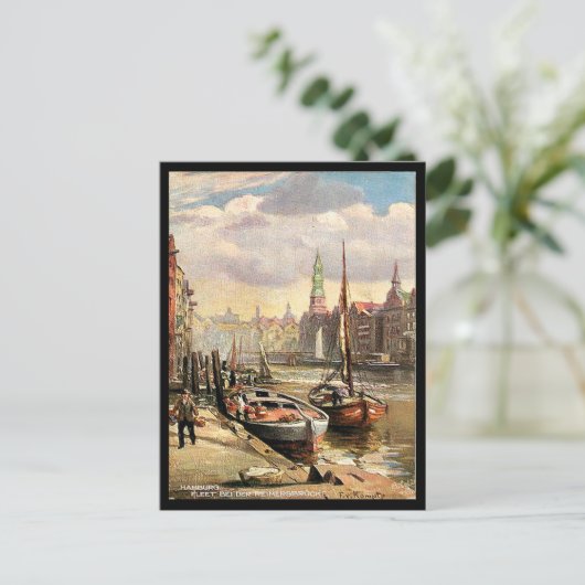 Alte Postkarte - Hamburg, Deutschland (Stehend Vorderseite)