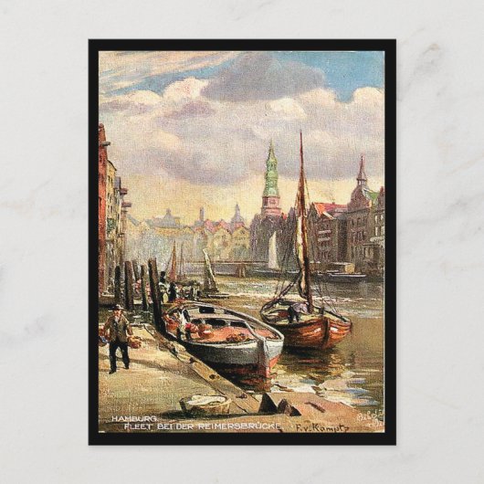 Alte Postkarte - Hamburg, Deutschland (Vorderseite)