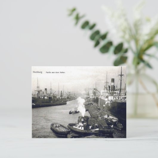 Alte Postkarte - Hamburg, Deutschland. (Stehend Vorderseite)