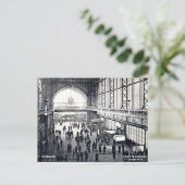 Alte Postkarte - Hamburg, Hauptbahnhof (Stehend Vorderseite)