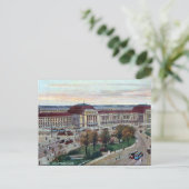 Alte Postkarte - Hauptbahnhof, Leipzig (Stehend Vorderseite)