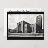 Alte Postkarte - Hauptbahnhof, Stuttgart (Vorne/Hinten)