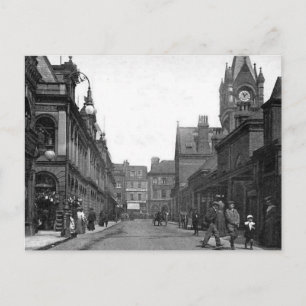 Alte Postkarte - Hauptbahnhof, Sunderland