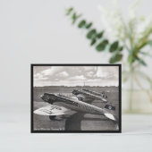 Alte Postkarte - Heinkel He-70er. (Stehend Vorderseite)