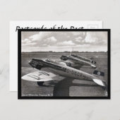 Alte Postkarte - Heinkel He-70er. (Vorne/Hinten)