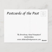 Alte Postkarte - Hemel Hempstead, Herzen (Rückseite)
