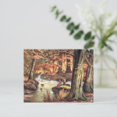 Alte Postkarte - Herbst (Stehend Vorderseite)