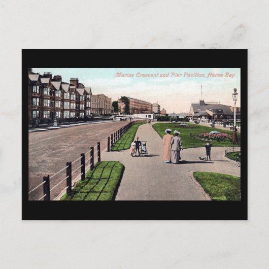 Alte Postkarte - Herne Bay, Kent (Vorderseite)