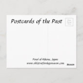 Alte Postkarte - Hikone, Japan (Rückseite)