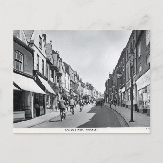 Alte Postkarte - HInckley, Leicestershire (Vorderseite)