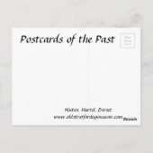 Alte Postkarte - Hinton Martel, Dorset (Rückseite)