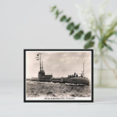Alte Postkarte - HM U-Boot "Sturgeon" (Stehend Vorderseite)