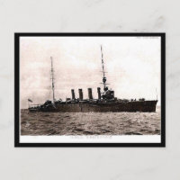 Alte Postkarte - HMS Birmingham