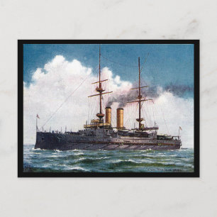 Alte Postkarte - HMS Prince of Wales
