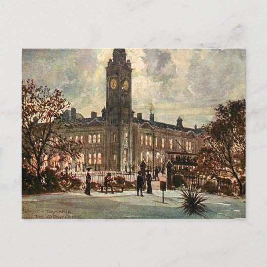 Alte Postkarte - Hobart, Tasmanie (Vorderseite)