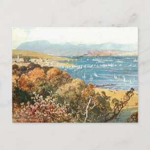 Alte Postkarte - Hobart, Tasmanie